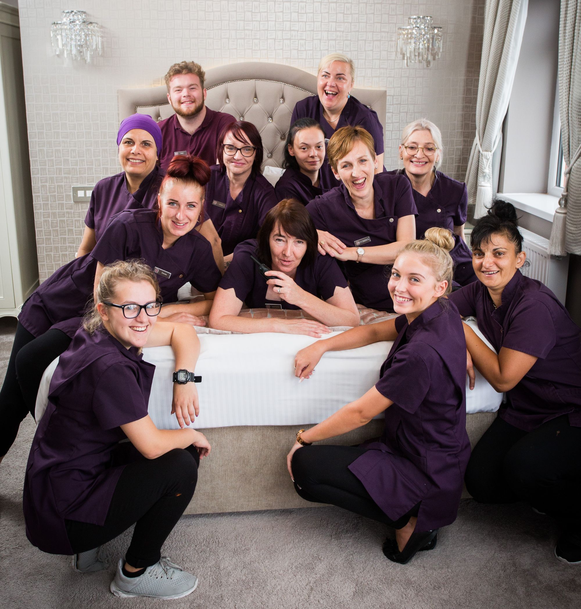 Kindhearted housekeepers’ big ‘push’ for charity